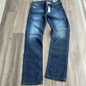 NWT MENS DIESEL JEANS WAYKEE REGULAR STRAIGHT STRETCH SZ 28*32 $178
